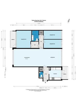 Tobias Asserlaan 345, 1111 JZ Diemen - Tobias_Asserlaan_345_-_Diemen_-_Achtste_Verdieping_-_2d.jpg