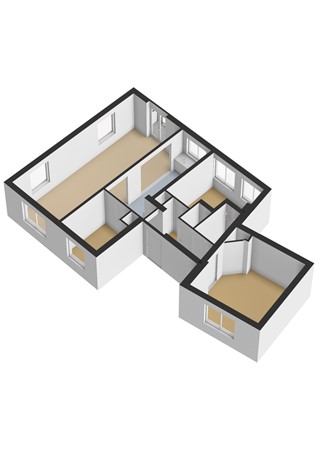 Zaanstraat 288, 1013 SB Amsterdam - Zaanstraat 288 - Appartement - 3D.jpg
