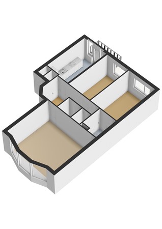 Chestertonlaan 186, 1102 ZC Amsterdam - Chestertonlaan 186 Appartement - 3D.jpg