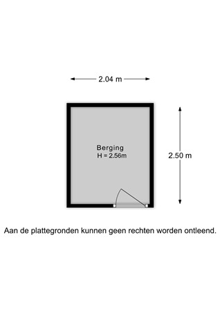 Chestertonlaan 186, 1102 ZC Amsterdam - Chestertonlaan 186 Berging - 2D.jpg