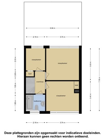 Floorplan - Papaverstraat 38, 5482 MD Schijndel