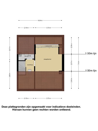 Floorplan - Papaverstraat 38, 5482 MD Schijndel