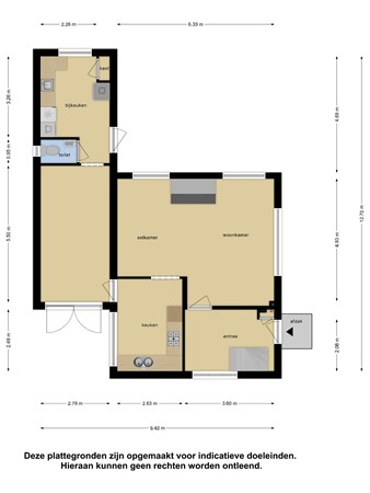Floorplan - Dr. Ariënsstraat 13, 5481 BW Schijndel