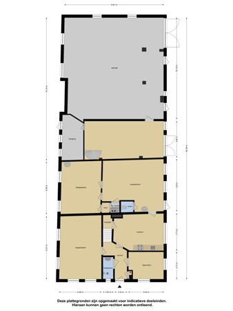 Floorplan - Oetelaarsestraat 53, 5481 XH Schijndel