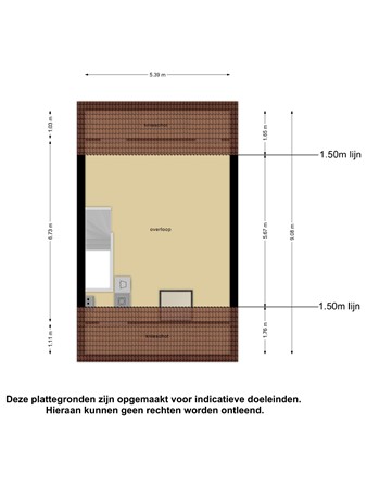 Floorplan - Dominicus Van Ophovenstraat 24, 5462 HX Veghel