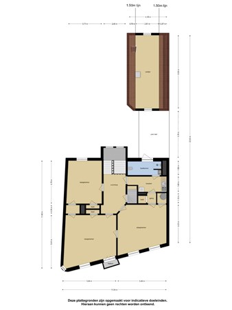 Floorplan - Hoofdstraat 33, 5481 AA Schijndel