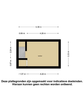 Floorplan - Hoofdstraat 33, 5481 AA Schijndel