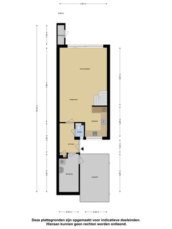 Floorplan - Narcishof 13, 5482 MS Schijndel