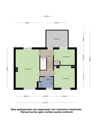 Floorplan - Groeneweg 33, 5481 BT Schijndel