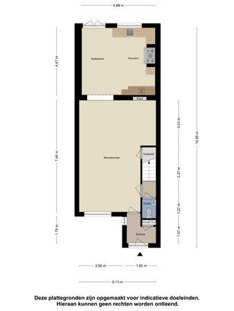 Floorplan - Griendstraat 7, 5482 EZ Schijndel