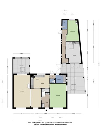 Floorplan - Boschweg 83, 5481 EC Schijndel