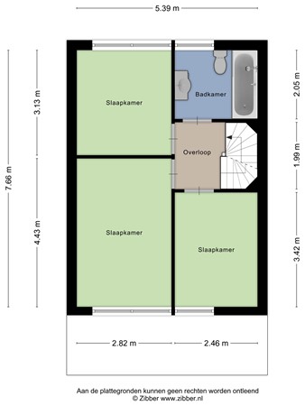 Floorplan - Willem van Oranjelaan 63, 5482 CK Schijndel