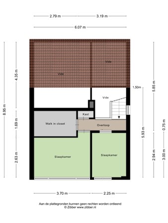 Floorplan - Kerkendijk 108, 5482 KK Schijndel