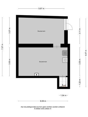 Floorplan - Kerkendijk 108, 5482 KK Schijndel