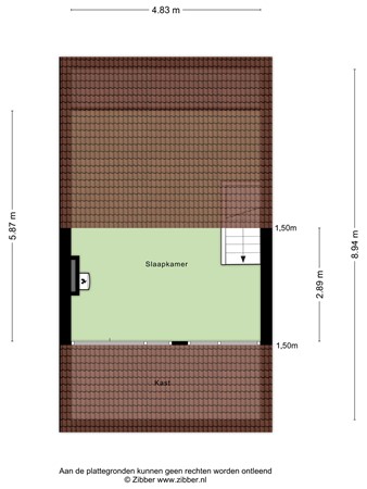 Floorplan - Karel Doormanstraat 75, 5481 HT Schijndel
