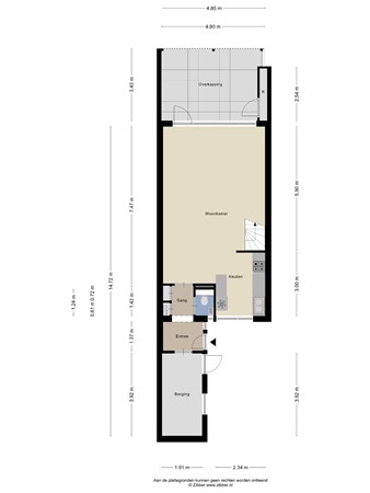 Floorplan - Salviahof 13, 5482 PK Schijndel
