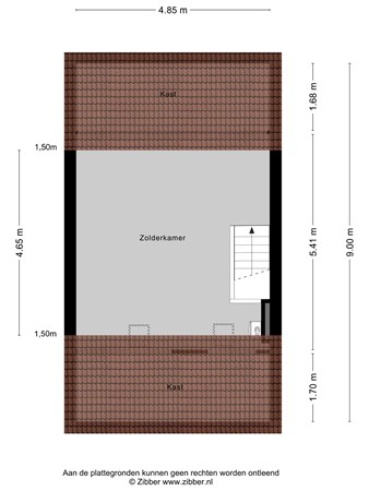 Floorplan - Salviahof 13, 5482 PK Schijndel