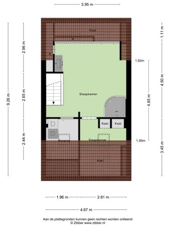 Floorplan - Begoniastraat 13, 5482 MX Schijndel
