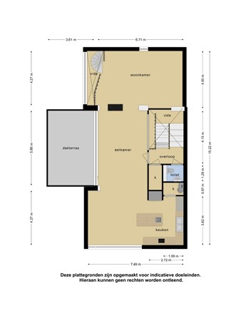 Floorplan - Meester Michelsstraat 14, 5481 CA Schijndel