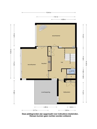 Floorplan - Meester Michelsstraat 14, 5481 CA Schijndel