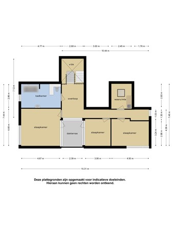 Floorplan - Meester Michelsstraat 14, 5481 CA Schijndel