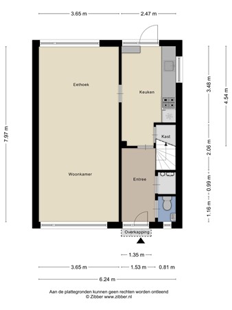Floorplan - Fresiahof 21, 5482 RA Schijndel