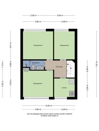Floorplan - Fresiahof 21, 5482 RA Schijndel