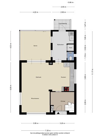 Floorplan - Pastoor van Geldropstraat 35, 5482 JR Schijndel