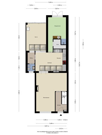 Floorplan - Boschweg 109, 5481 ED Schijndel