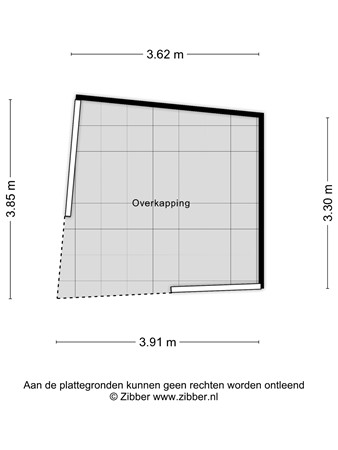 Floorplan - Bunderstraat 36A, 5481 KE Schijndel