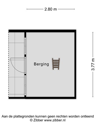 Floorplan - Bunderstraat 93, 5481 KC Schijndel