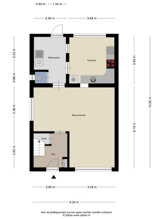 Floorplan - Jan van Amstelstraat 80, 5481 HD Schijndel