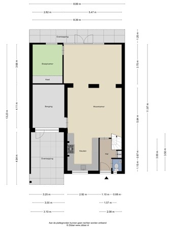 Floorplan - Heikantstraat 60, 5481 BC Schijndel
