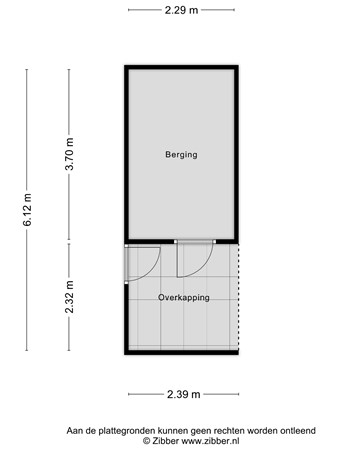 Floorplan - Trompstraat 15, 5463 GK Veghel