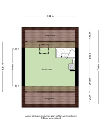 Floorplan - Bartokstraat 32, 5481 PB Schijndel