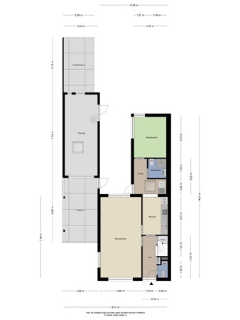 Floorplan - Heikantstraat 35, 5481 BB Schijndel