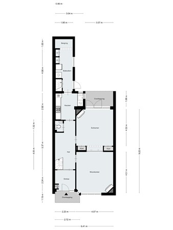 Floorplan - Zuidzijde Zoom 36, 4611 DB Bergen op Zoom