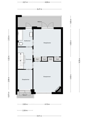 Floorplan - Zuidzijde Zoom 36, 4611 DB Bergen op Zoom