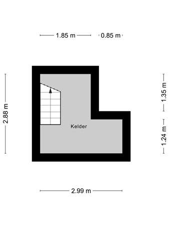 Floorplan - Zuidzijde Zoom 36, 4611 DB Bergen op Zoom