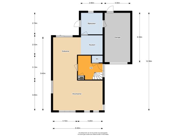 Floorplan - Lhee 42, 7991 PH Dwingeloo