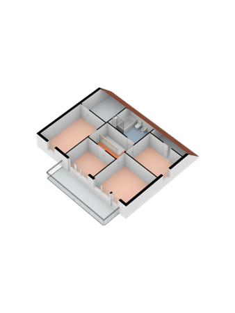 Floorplan - Beethovenlaan 107, 3752 WC Bunschoten-Spakenburg
