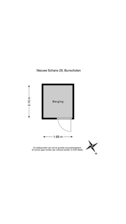 Floorplan - Nieuwe Schans 28, 3751 BC Bunschoten-Spakenburg