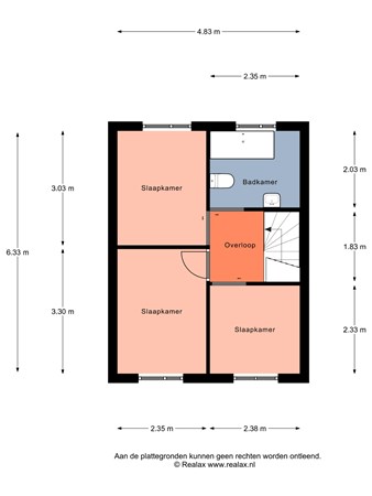 Floorplan - Nieuwe Schans 32, 3751 BC Bunschoten-Spakenburg