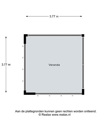 Floorplan - Bakboord 8, 3751 RC Bunschoten-Spakenburg