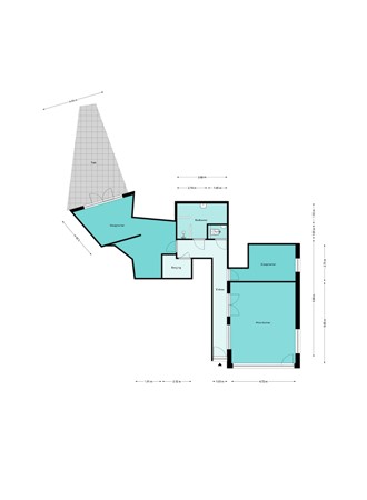 Floorplan - Westdijk 2, 3752 AE Bunschoten-Spakenburg