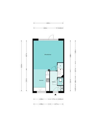 Floorplan - Huurdemanskamp 42, 3751 JA Bunschoten-Spakenburg