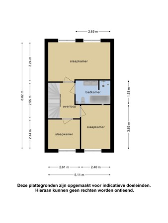 Floorplan - Bunschoter Veenkamp 142, 3751 JD Bunschoten-Spakenburg
