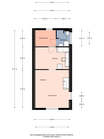 Floorplan - Hoekstraat 3, 3751 AL Bunschoten-Spakenburg