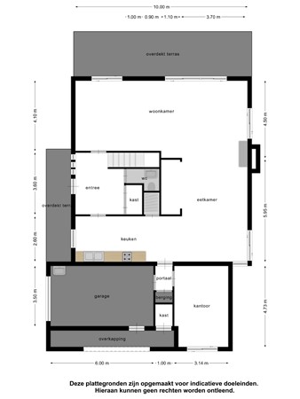 Floorplan - Dennenlaan 4, 5553 CV Valkenswaard