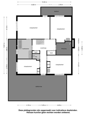 Floorplan - Dennenlaan 4, 5553 CV Valkenswaard